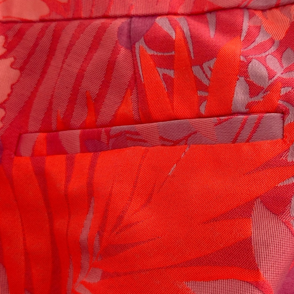 J.Crew neon multicolored tropical plants + flower patterned cropped pants - Picture 7 of 14